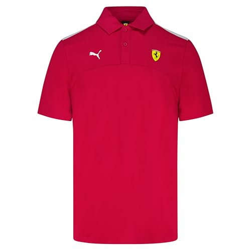 PUMA Scuderia Ferrari F1 Herren Klassisches Polo - Rot - Größe: L von PUMA