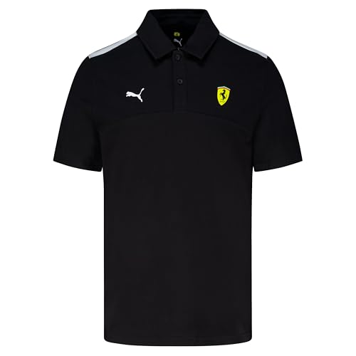 PUMA Scuderia Ferrari F1 Herren Klassisches Polo - Schwarz - Größe: XXL von PUMA