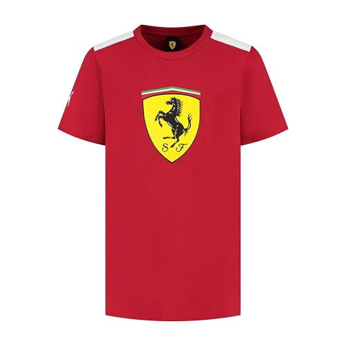 PUMA Scuderia Ferrari F1 Herren-T-Shirt mit großem Scudetto - Logo - Rot - Größe: XL von PUMA