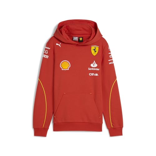 PUMA Scuderia Ferrari F1 Kinder 2024 Team Kapuzenpulli Brennt Rot - Größe: 3/4 Jahre von PUMA