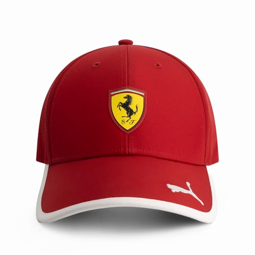 PUMA Scuderia Ferrari F1 Kinder Klassische Logo-Kappe - Rot - Einheitsgröße von PUMA