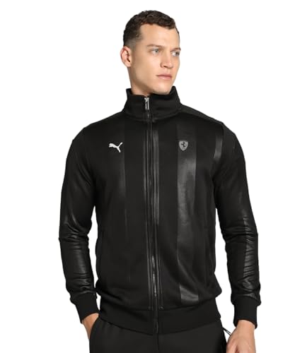 PUMA Scuderia Ferrari Style T7 Trainingsjacke - Schwarz - Herren - Größe:M von PUMA