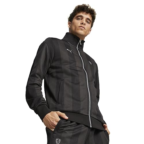 PUMA Scuderia Ferrari Style T7 Trainingsjacke - Schwarz - Herren - Größe:XXL von PUMA