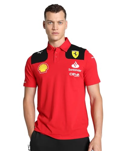 PUMA Scuderia Ferrari - Team-Polo 2023 - Rot - Männer - Größe: 3XL von PUMA