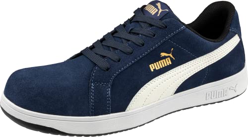 PUMA Sicherheit Herren ikonische niedrige SD Sicherheitsschuhe zusammengesetzte Zehe Beweis beständig, Marineblau, 9 von PUMA