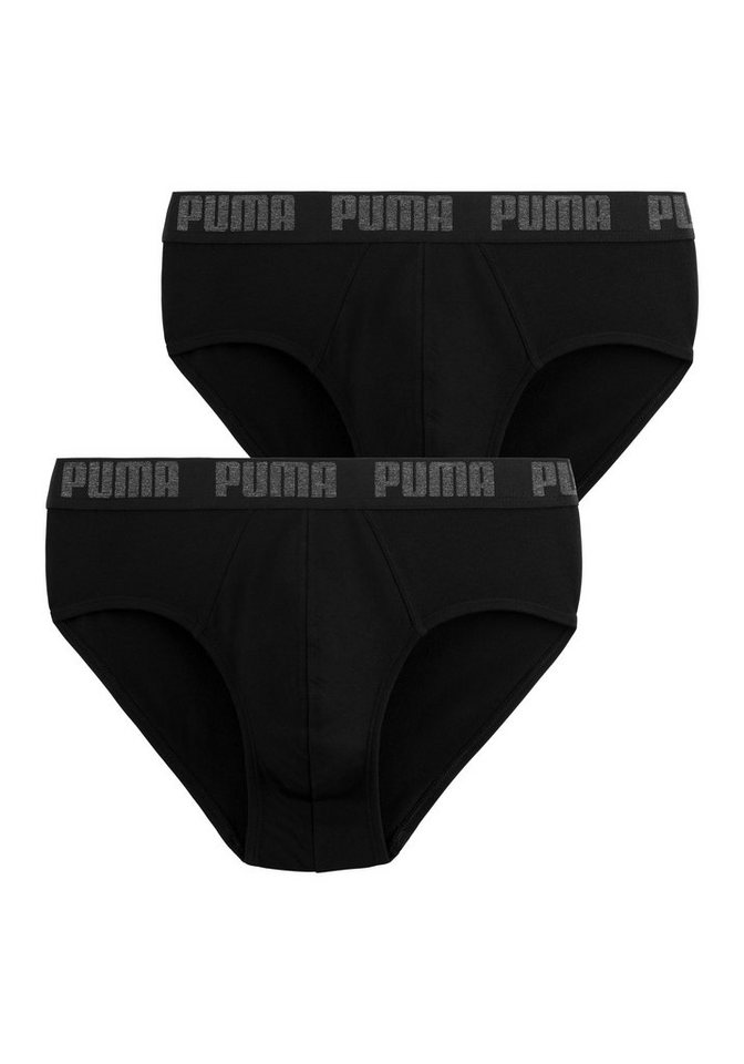 PUMA Slip PUMA MEN EVERYDAY BRIEFS 2P (Packung, 2er Pack) mit Logobund von PUMA