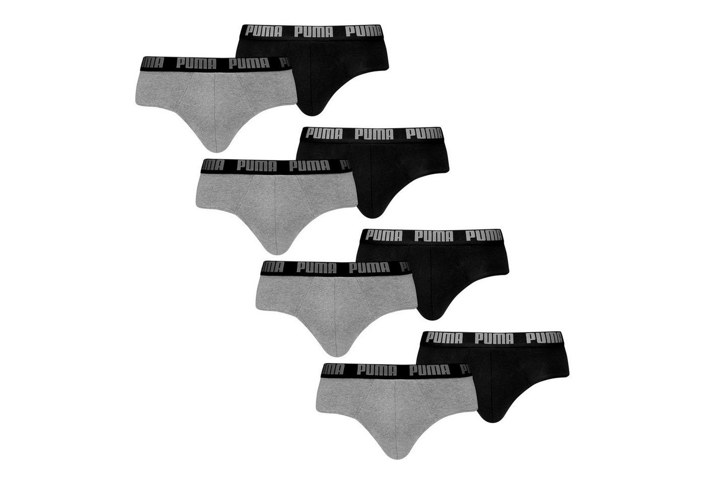 PUMA Slip 8er Pack Briefs (8-St., 8er Pack) mit elastischem Bund von PUMA