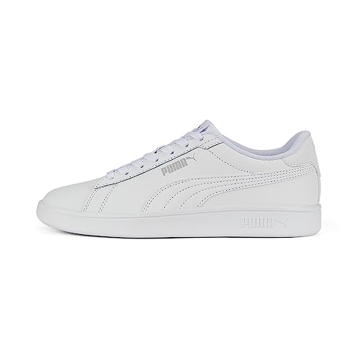 PUMA Smash 3.0 L JR Sneaker, White-COOL Light Gray, 36 EU von PUMA
