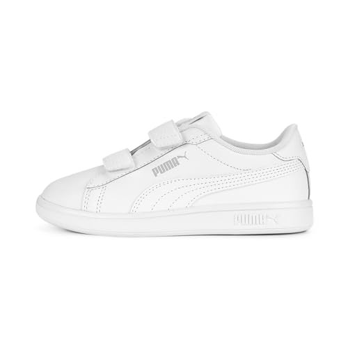 PUMA Smash 3.0 L V PS Sneaker, White-COOL Light Gray, 27.5 EU von PUMA