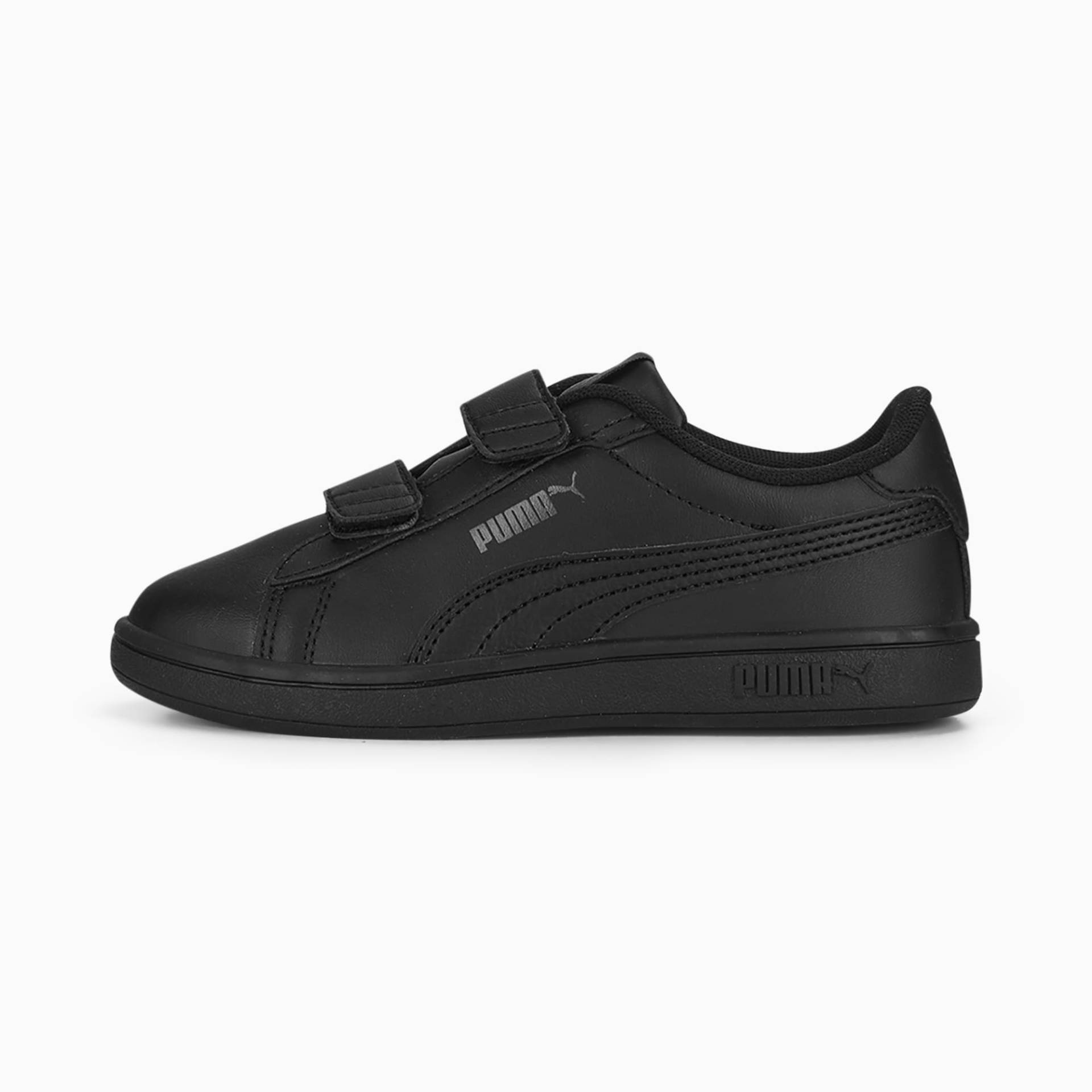 PUMA Smash 3.0 Leather Sneakers für Kinder Schuhe, Schwarz/Grau, Größe: 32.5, Schuhe PUMA Smash 3.0 Leather Sneakers für Kinder Schuhe, Schwarz/Grau, Größe: 32.5, Schuhe von PUMA