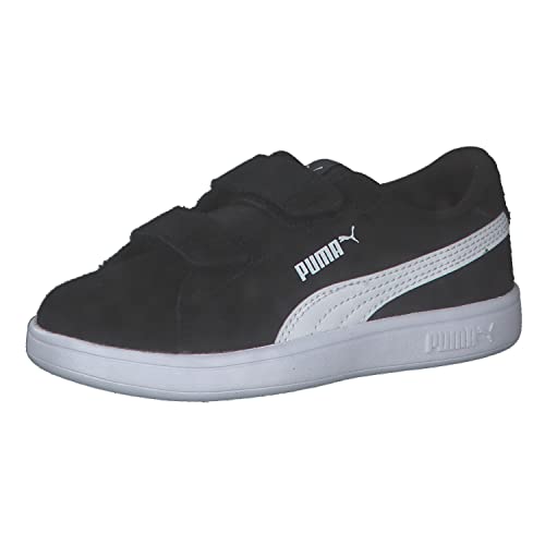 PUMA Smash 3.0 SD V PS Sneaker, Black White, 35 EU von PUMA