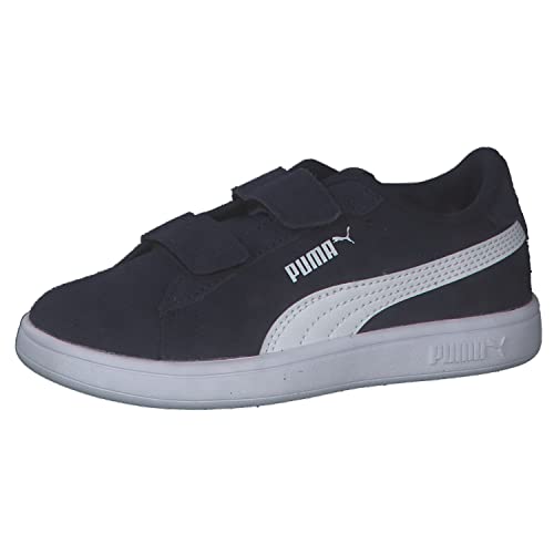 PUMA Unisex Kinder Smash 3.0 Sd V Ps Sneaker, Puma Navy Puma White, 30 EU von PUMA