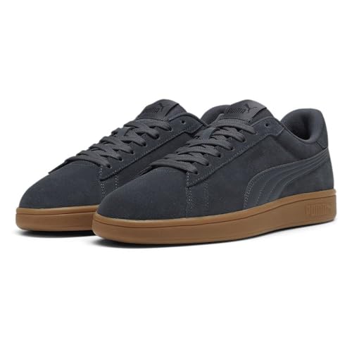 PUMA Smash 3.0 dunkelgrau Leder Turnschuhe von PUMA