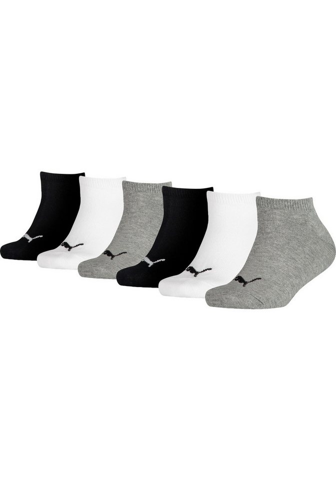 PUMA Sneakersocken KIDS INVISIBLE 6P ECOM (6-Paar) mit flacher Zehennaht von PUMA