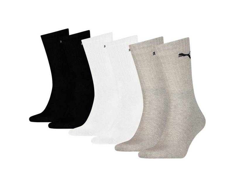 PUMA Socken 6 Paar Puma Sport Cush Crew (Set, 6-Paar, 6er-Pack) von PUMA