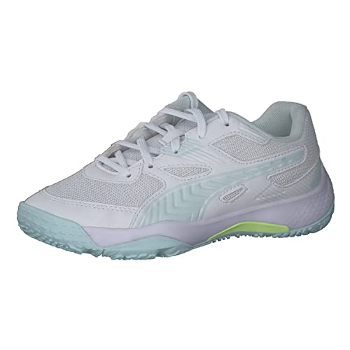 PUMA Unisex Kinder Solarflash Jr Ii Indoor-Pumps, Puma White Nitro Blue Fizzy Light, 33 EU von PUMA