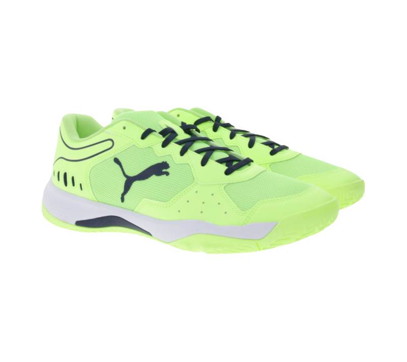 PUMA Solarsmash RCT Damen & Herren Hallenschuhe atmungsaktive Sport-Schuhe mit EVA Sohle Paddle-Schuhe Tennis-Schuhe 107297 01 Gelb von PUMA