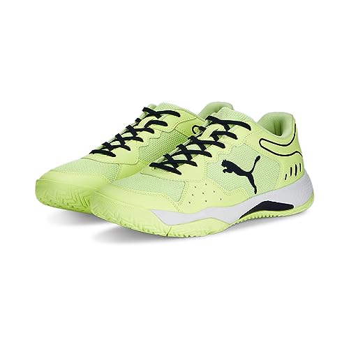 PUMA Solarsmash RCT Padelschuhe, Fast Yellow-Navy-White, 42.5 EU von PUMA