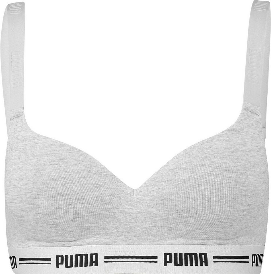 PUMA Sport-BH PUMA WOMEN PADDED TOP 1P HANG MELANGE von PUMA