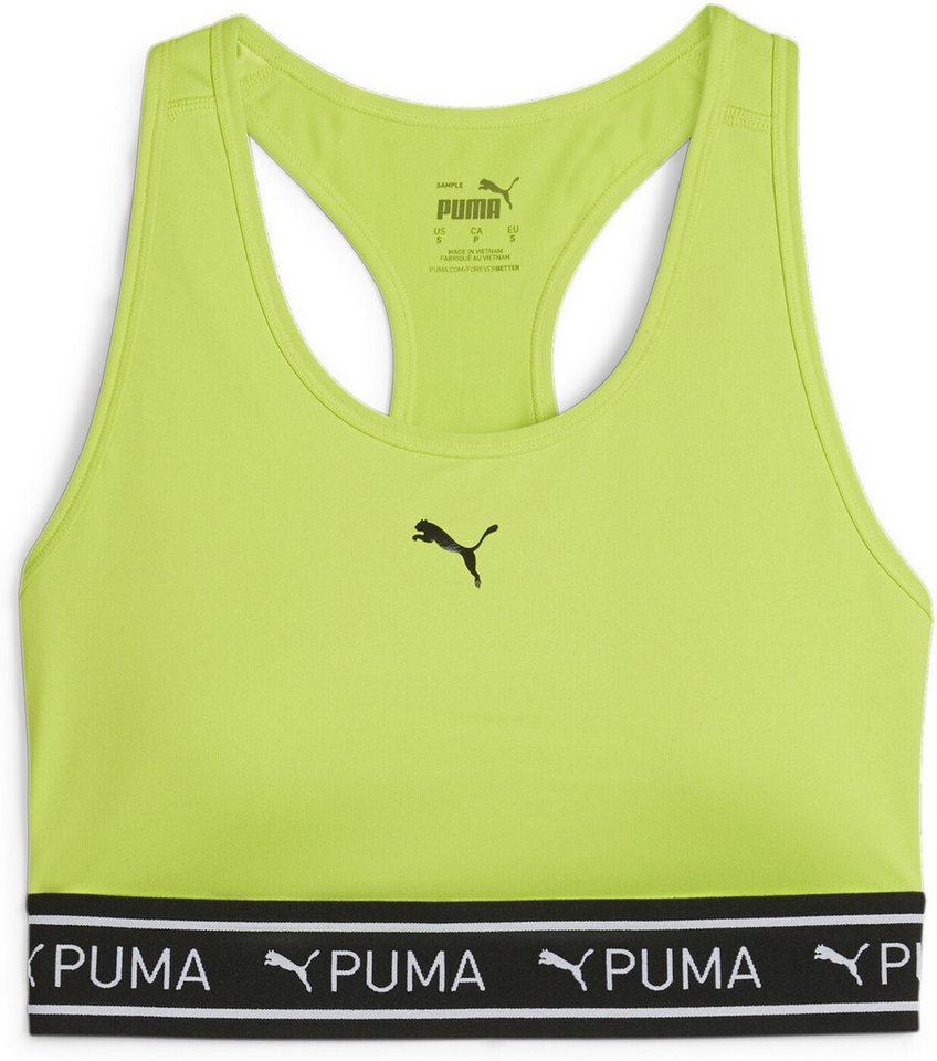 PUMA Sport-Bustier 4KEEPS ELASTIC BRA - P TANGERINE von PUMA