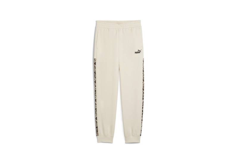PUMA Sporthose Essentials Comfort High-Waist Jogginghose mit Animal-Print Damen von PUMA