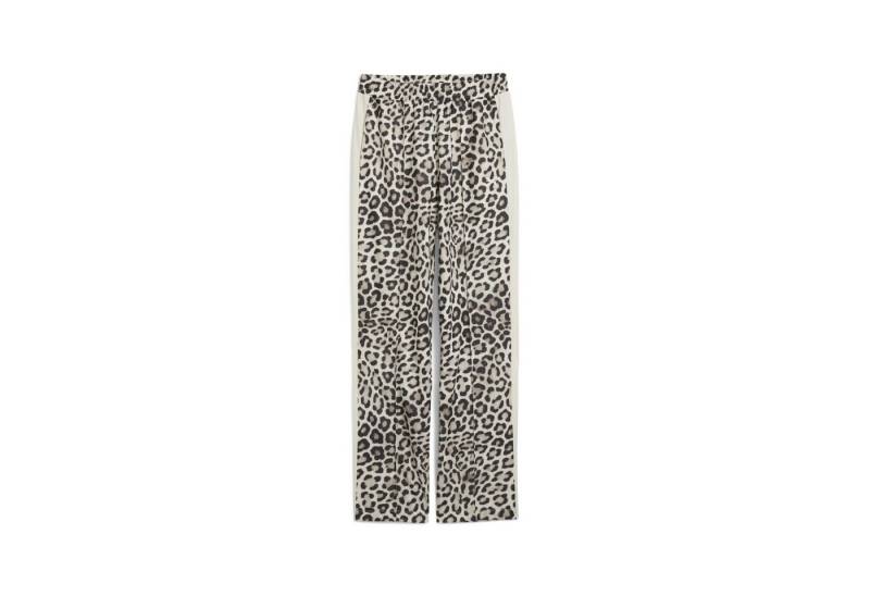 PUMA Sporthose T7 LEO LUXE Straight Hose mit Allover-Print Damen von PUMA
