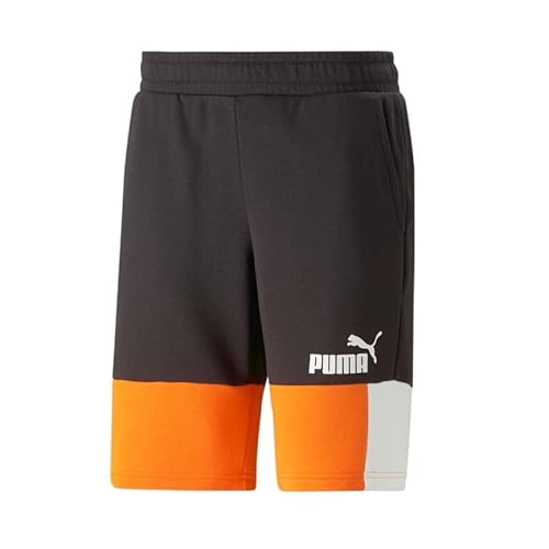 PUMA Sportshorts für Herren, Schwarz, Ess+, Orange, L von PUMA