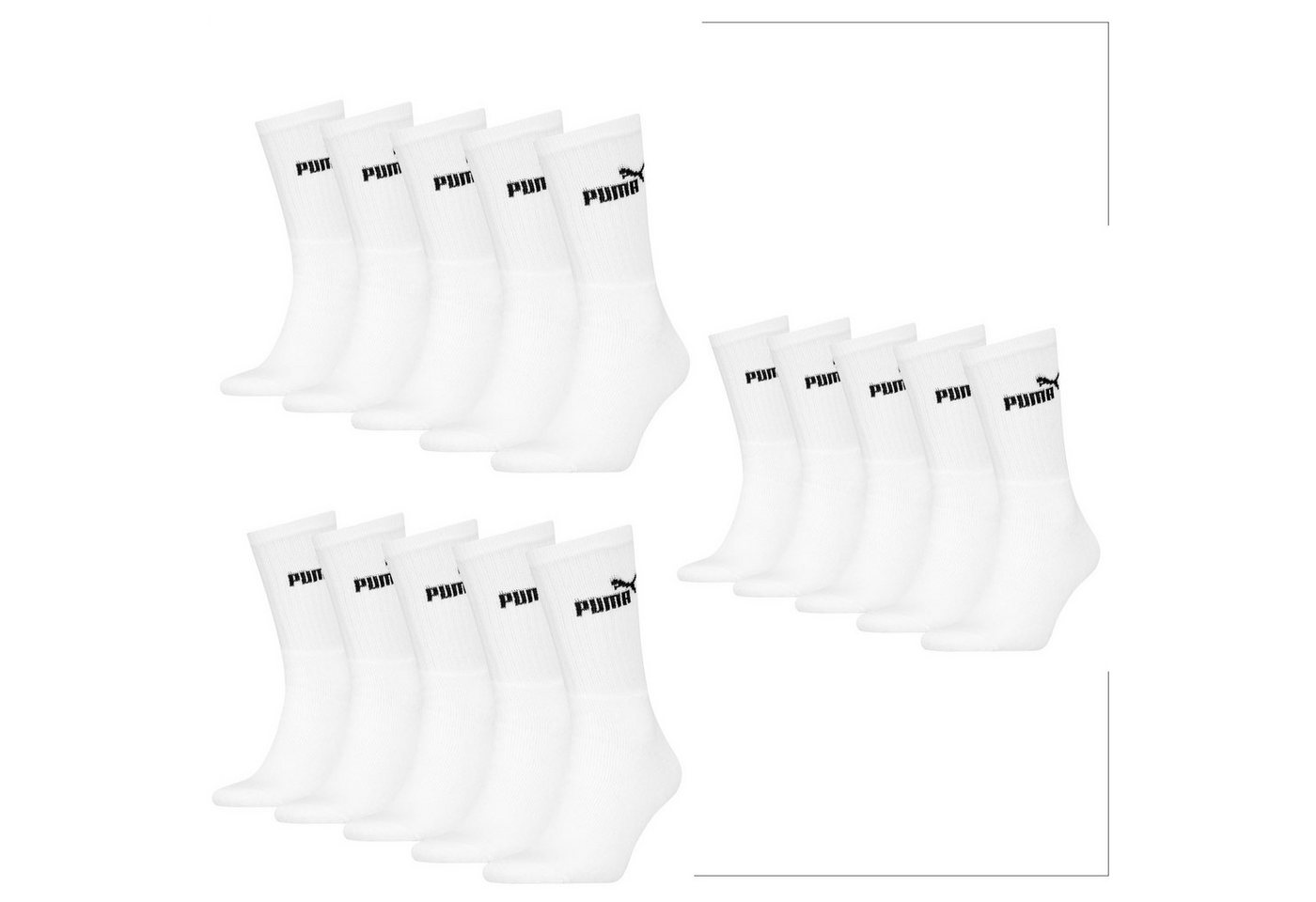 PUMA Sportsocken Herren Elements Crew Sock (15-Paar) von PUMA