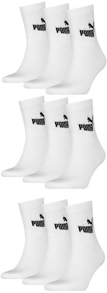 PUMA Sportsocken PUMA Herren Damen Short Crew Elements im 9er Pack (9-Paar) von PUMA