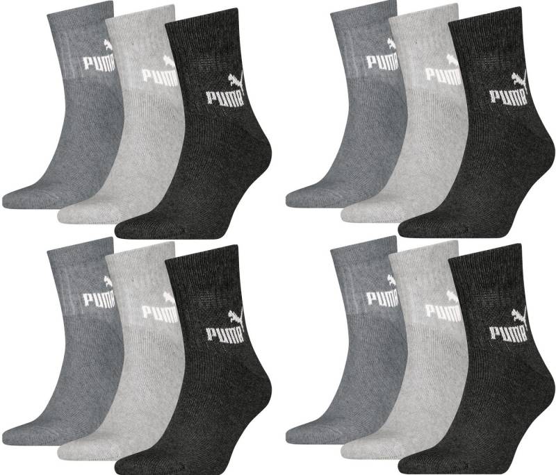 PUMA Sportsocken PUMA Herren Damen Short Crew Sport Socken Elements 12 Paar (12-Paar) von PUMA