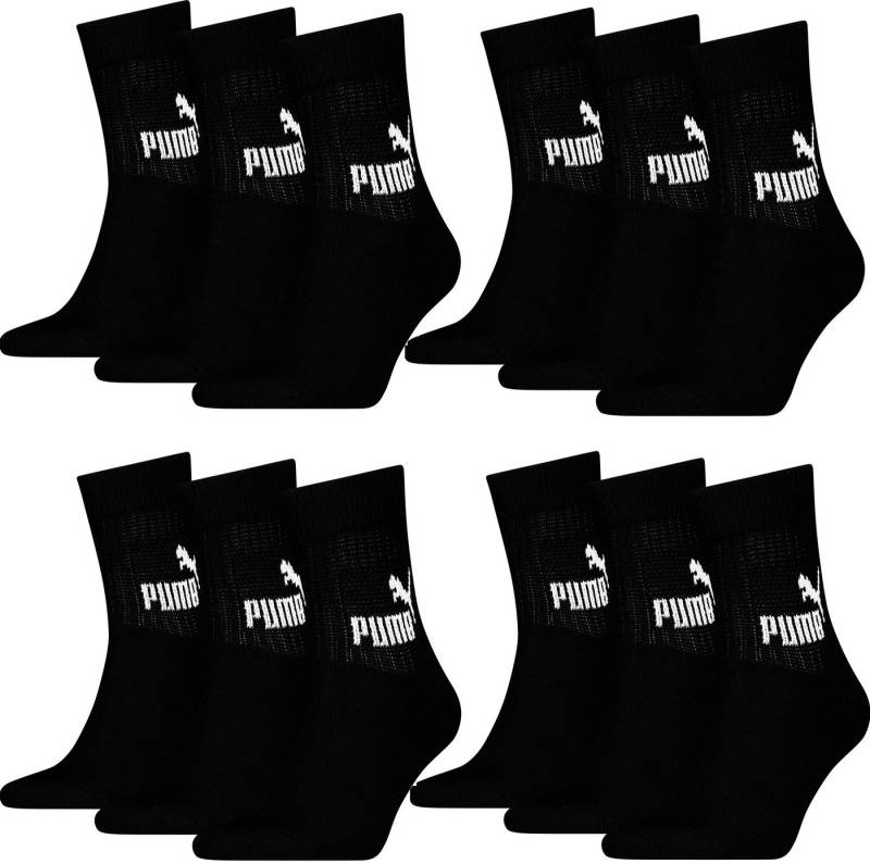 PUMA Sportsocken PUMA Herren Damen Short Crew Sport Socken Elements 12 Paar (12-Paar) von PUMA