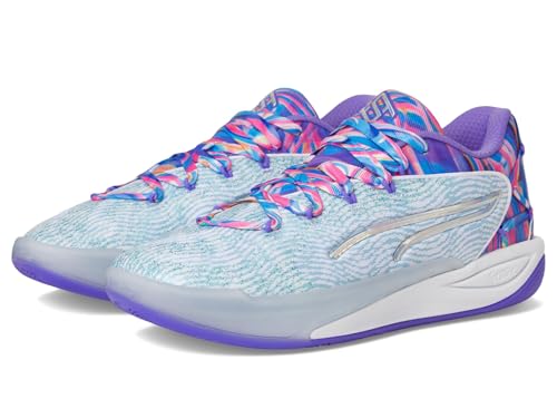 PUMA Stewie Basketballschuhe für Damen, Puma Weiß/helles Aqua, 11.5 von PUMA