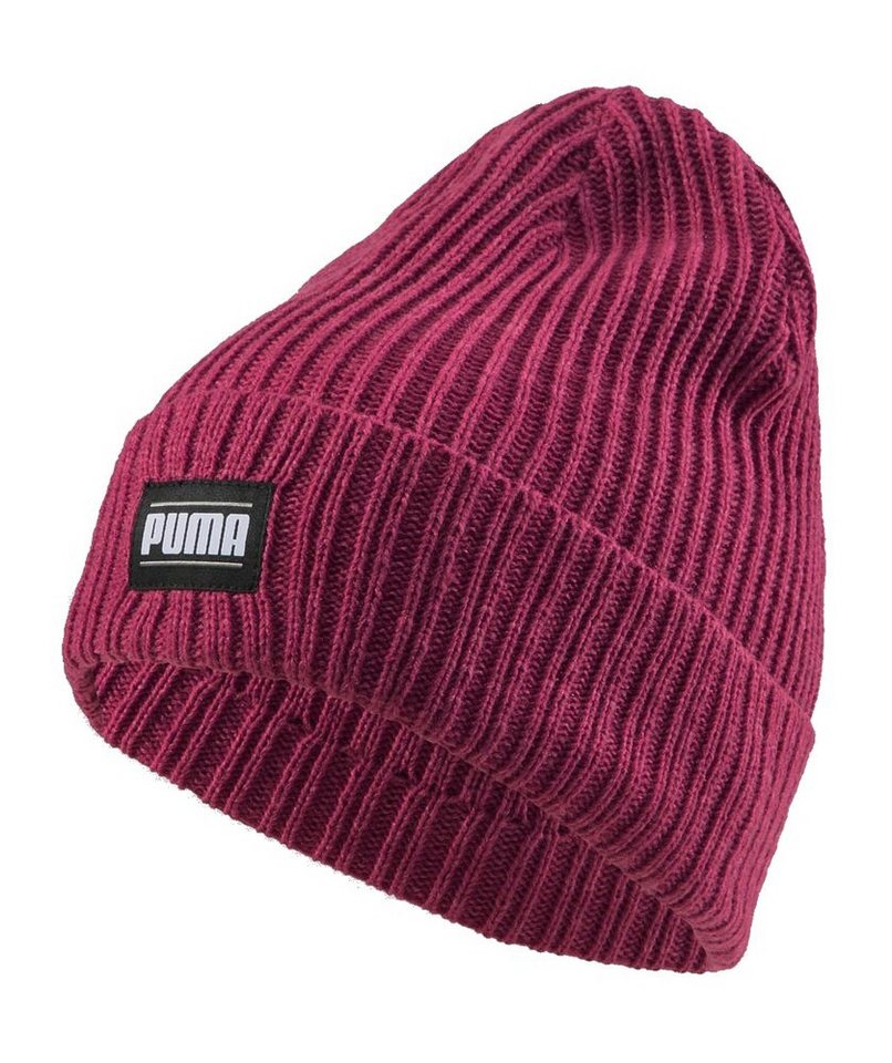 PUMA Strickmütze (Beanie) Classic Cuff Unisex - Rippenstruktur - orchidpink - 1 Stück von PUMA