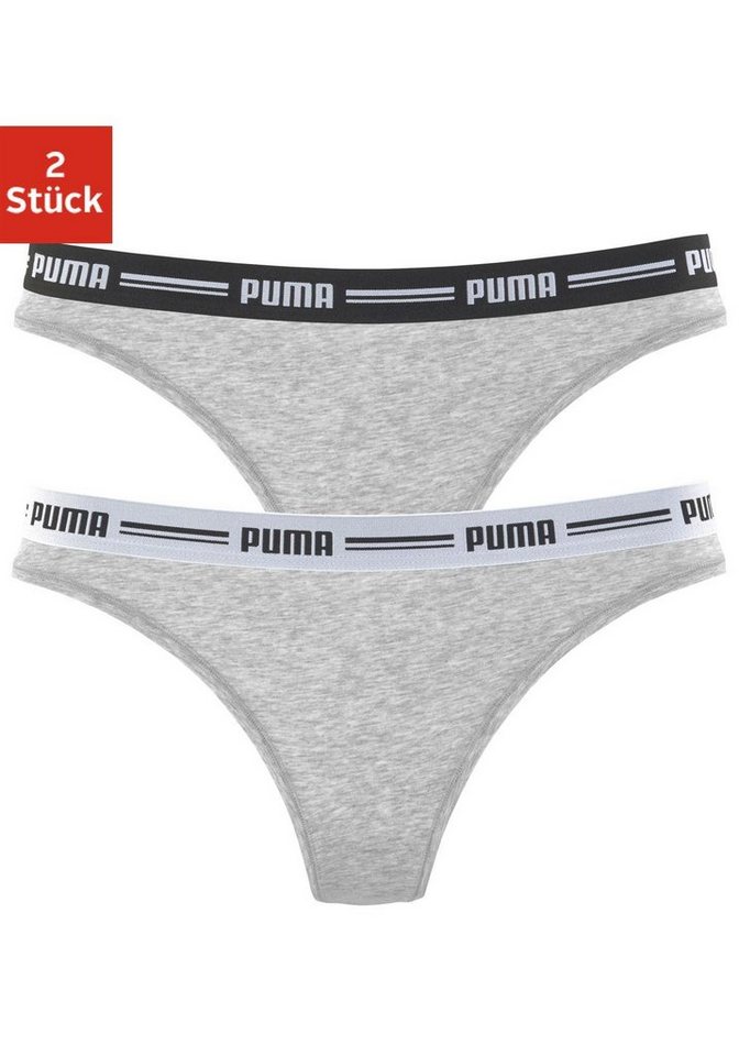 PUMA String Iconic (Packung, 2er-Pack) mit weichem Logobündchen von PUMA