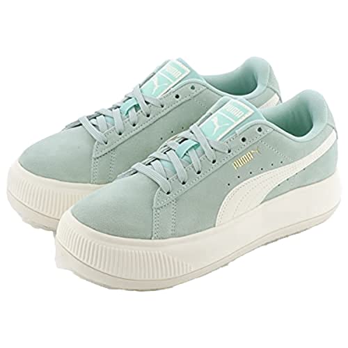 PUMA Suede Mayu Damenschuh (Eggshell Blue-Marshmallow, Numeric_38_Point_5) von PUMA