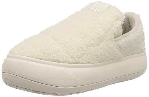 PUMA Suede Mayu Slip-On Teddy WNS Schuhe Damen Sneaker Low (Marshmallow/Putty, Numeric_40) von PUMA