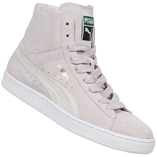 PUMA Suede Mid Classics Silver/Birch Gr. 36 von PUMA