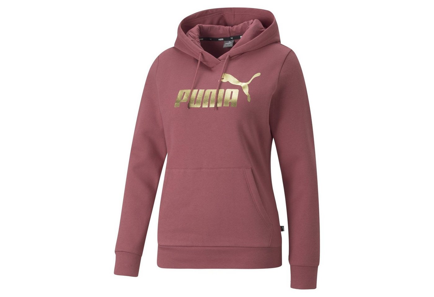 PUMA Sweater Damen Pullover - ESS+ Metallic Logo Hoodie von PUMA