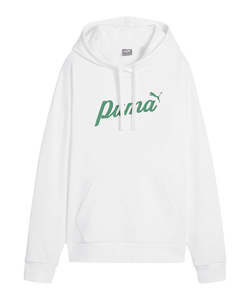 PUMA Sweater PUMA Essentials Script Hoody Damen Weiß von PUMA