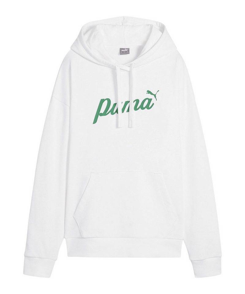 PUMA Sweater PUMA Essentials Script Hoody Damen Weiß von PUMA