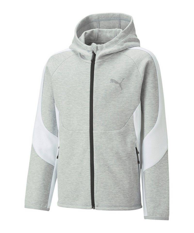 PUMA Sweatjacke PUMA EVOSTRIPE Kapuzenjacke Kids Kapuzenjacken Baumwolle von PUMA