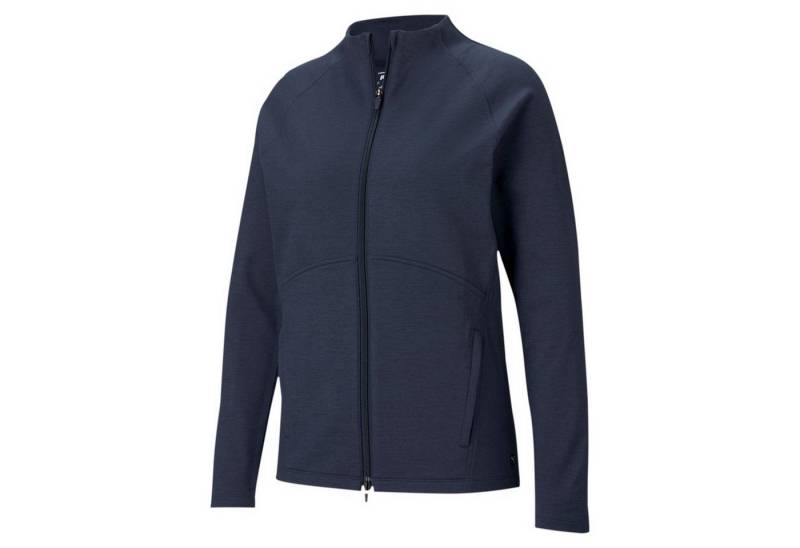 PUMA Poloshirt Puma Golf Jacke Cloudspun Full Zip Navy Damen von PUMA