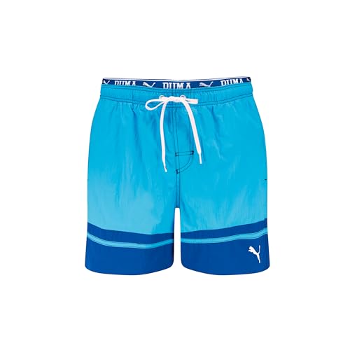 PUMA Herren Colour Block Shorts, Blue Combo, L EU von PUMA