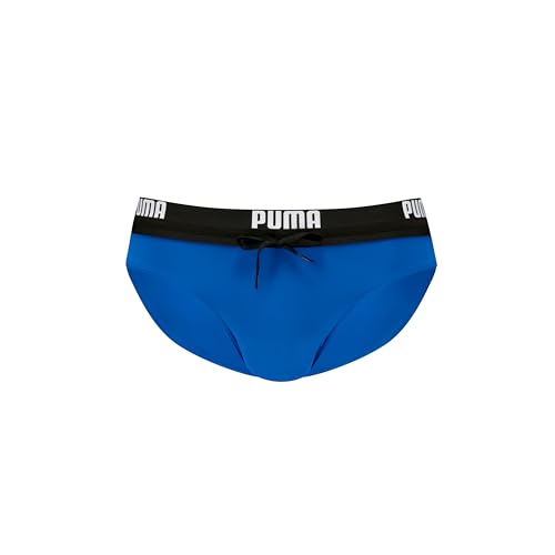 PUMA Herren Logo Swim Briefs, Vivid Blue, S EU von PUMA