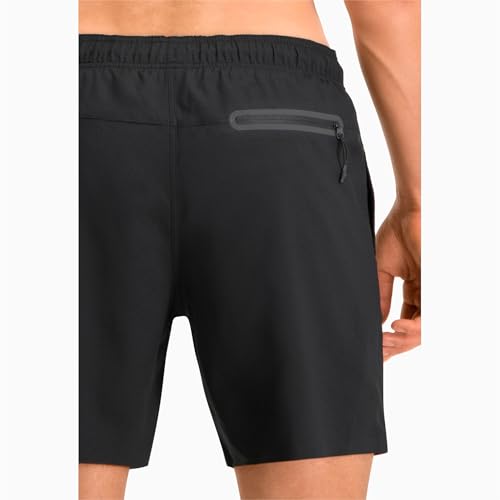 PUMA Herren Mittellange Badehose Â€“ Sichtbarer Kordelzug Badebekleidung, Schwarz, S EU von PUMA
