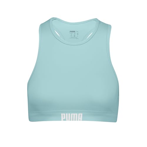 PUMA Damen Raceback Bikini Top, Mint, XS EU von PUMA