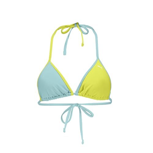 PUMA Damen Triange Bikini Top, Mint, XL EU von PUMA