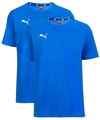 PUMA T-Shirt 2er Pack Doppelpack - Blue - Gr. S von PUMA