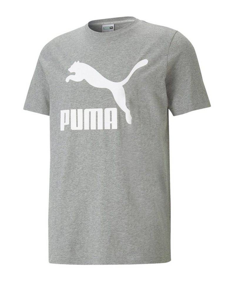 PUMA T-Shirt PUMA Classic Logo T-Shirt Kurzarm-Shirts Herren Baumwolle von PUMA