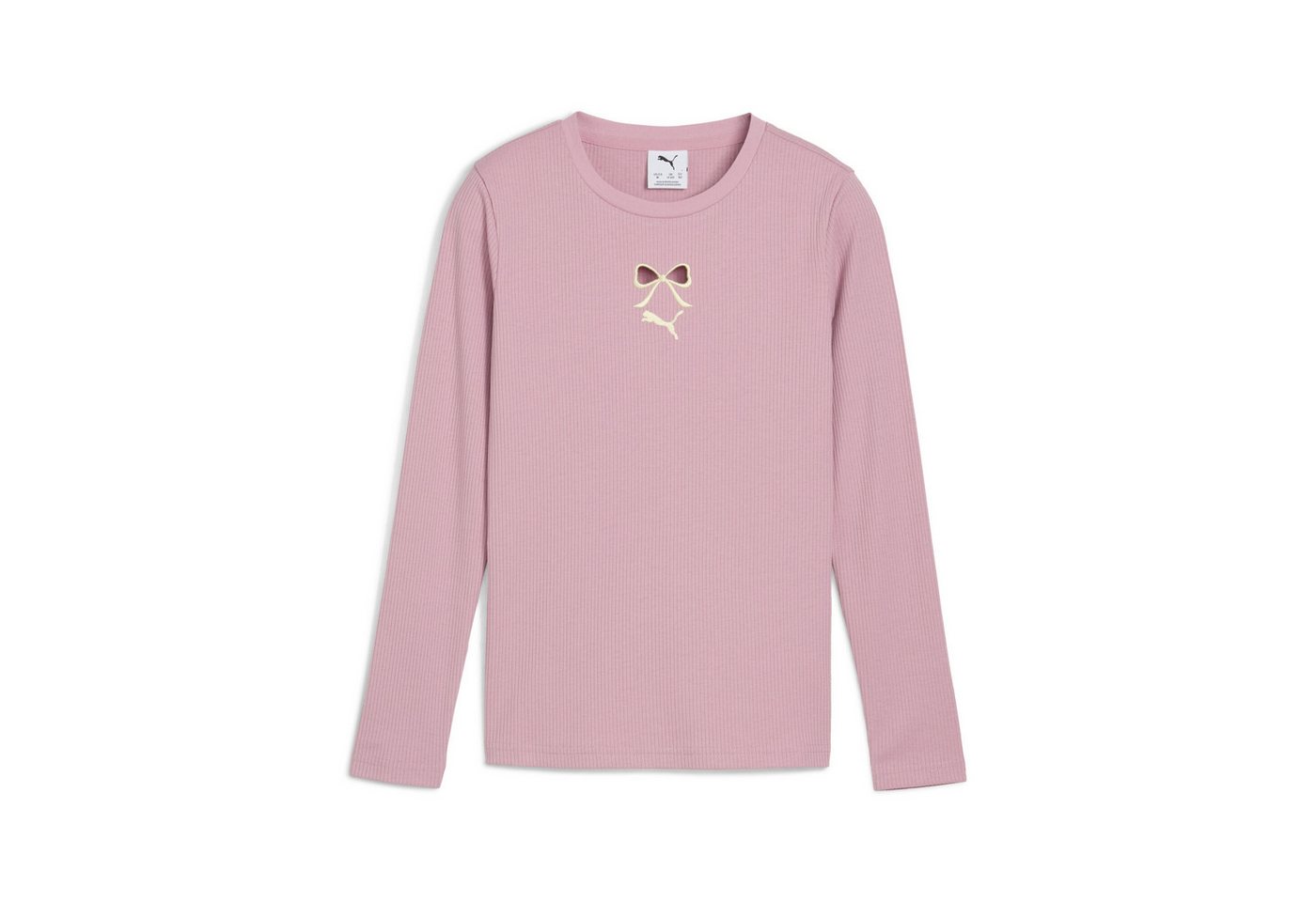 PUMA T-Shirt Graphic Bow Langarm-Shirt Mädchen von PUMA